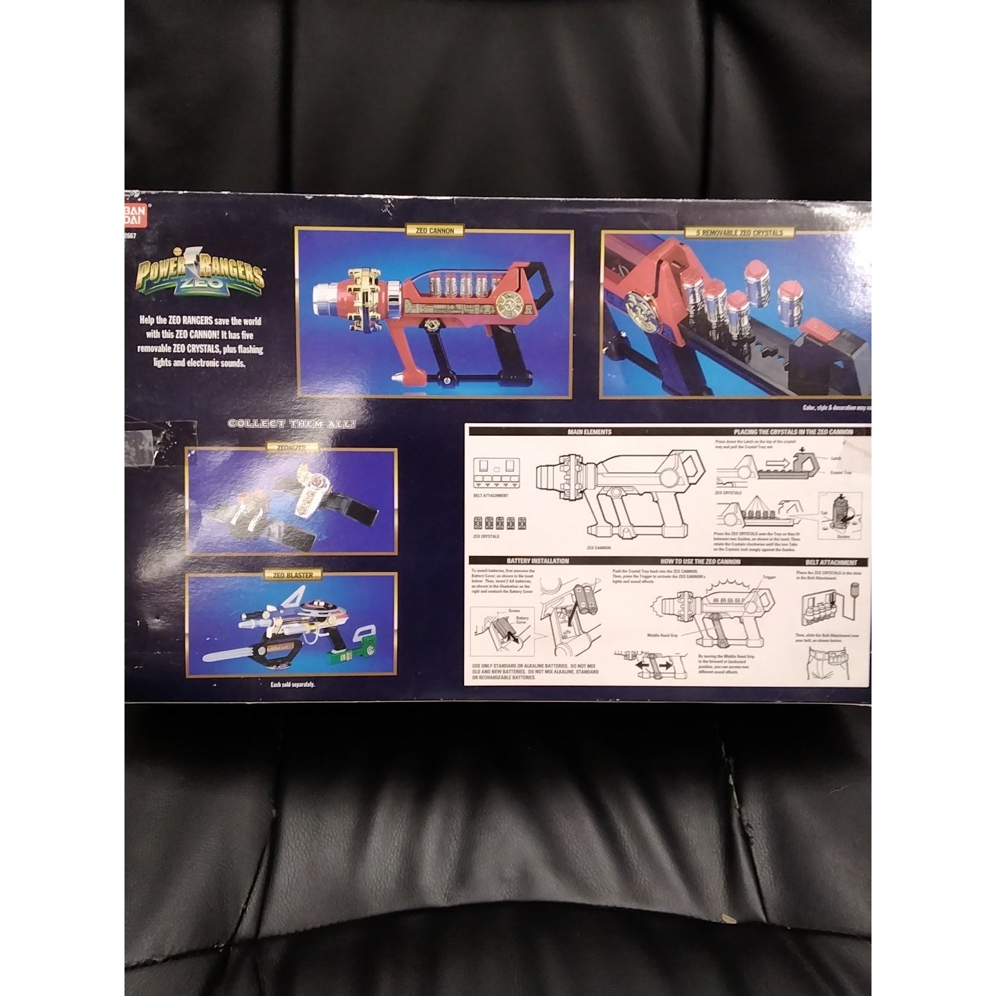 1997 Zeo Cannon Saban's Power Rangers in box Bandai Vintage