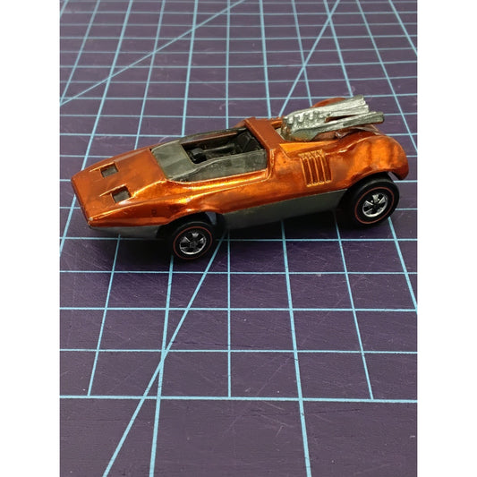 1969 Orange Peeping Bomb Redline Collectible Loose Hot Wheels Mattel Vintage
