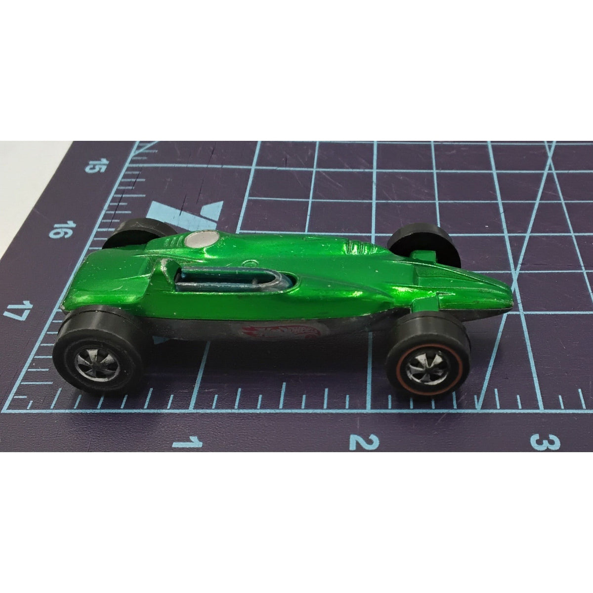 1969 Shelby Turbine Green Redline w/Black Int Collectible Loose Hot Wheels
