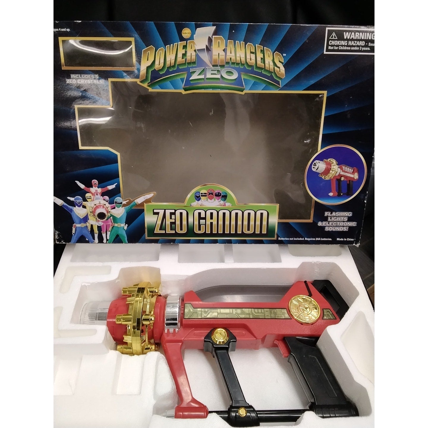 1997 Zeo Cannon Saban's Power Rangers in box Bandai Vintage
