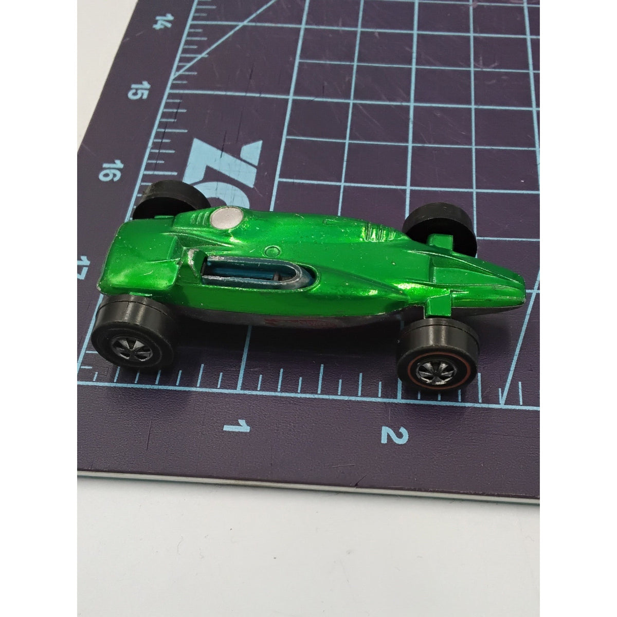 1969 Shelby Turbine Green Redline w/Black Int Collectible Loose Hot Wheels