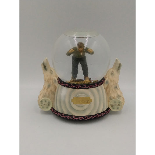 1990s Thriller Wolfman Universal Monsters franchise snow globe music box