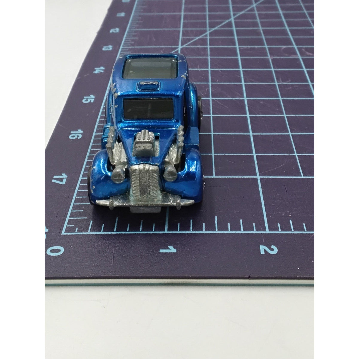 1970 COCKNEY CAB BLUE REDLINE Collectible Loose Hot Wheels Mattel Vintage
