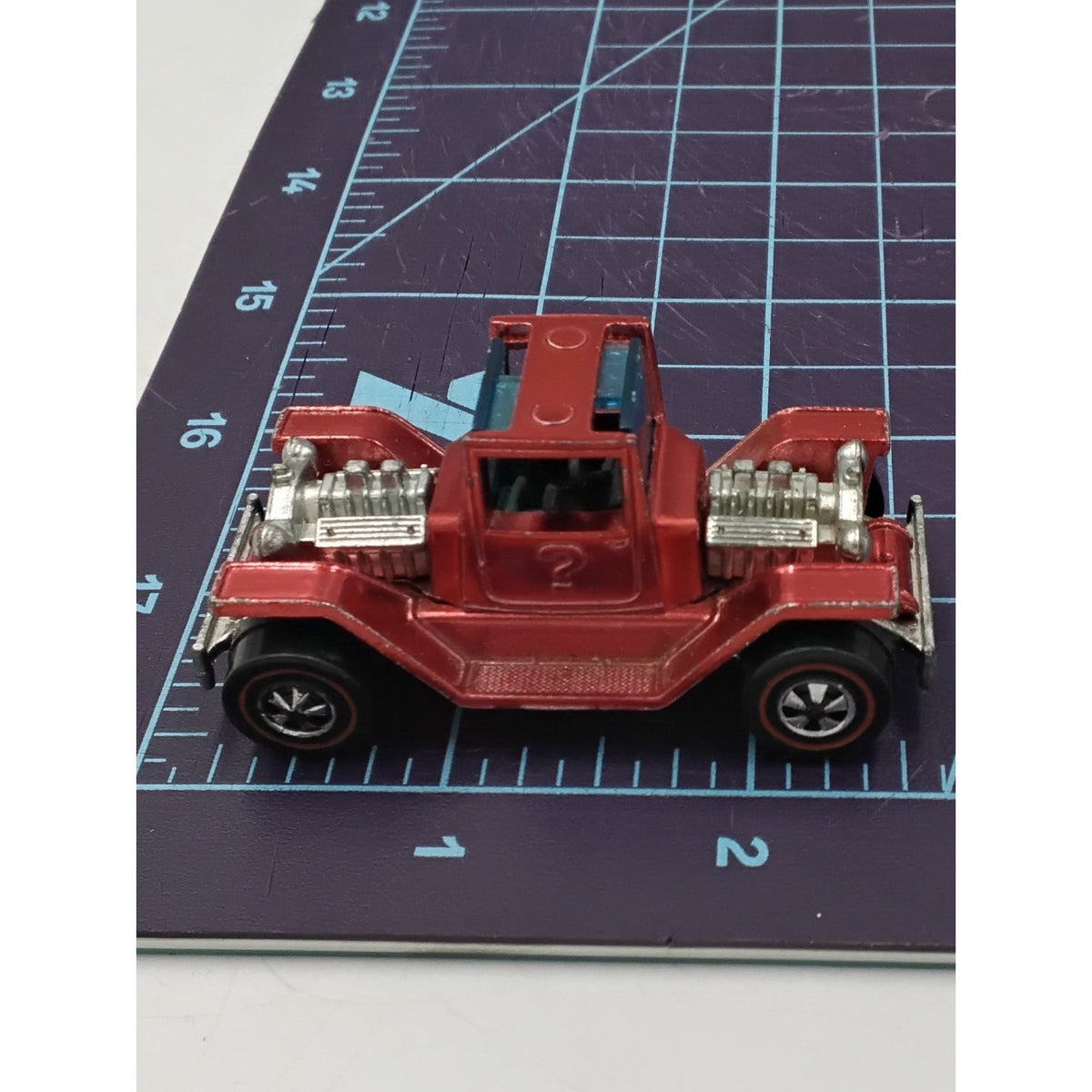 1970 T-4-2 - Red, Blue Glass, Black Interior, No Roof Redline Collectible Loose