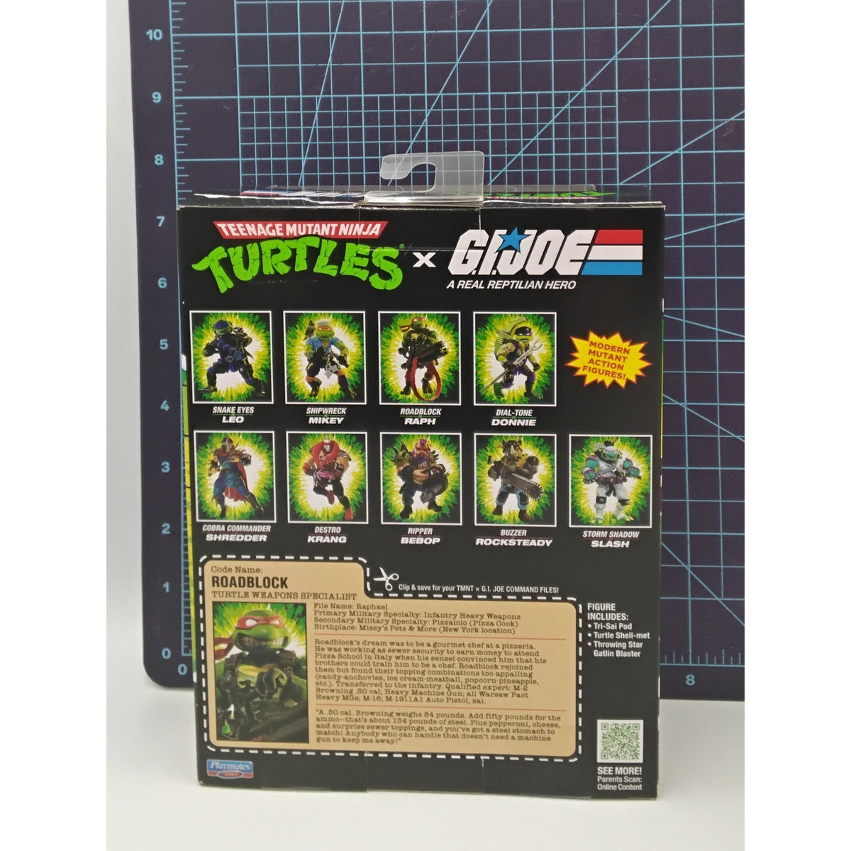 2026 ROADBLOCK X RAPH Action Figure Sealed TMNT Playmates