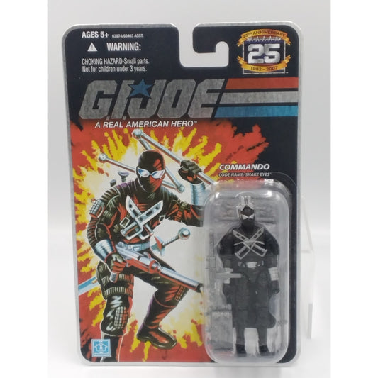 Snake Eyes Gi Joe 25th anniversary on card