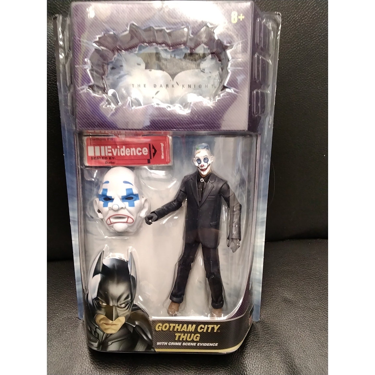 Gotham City thug Figure Blue Cross Red Lined Mouth new in box batman dark knight