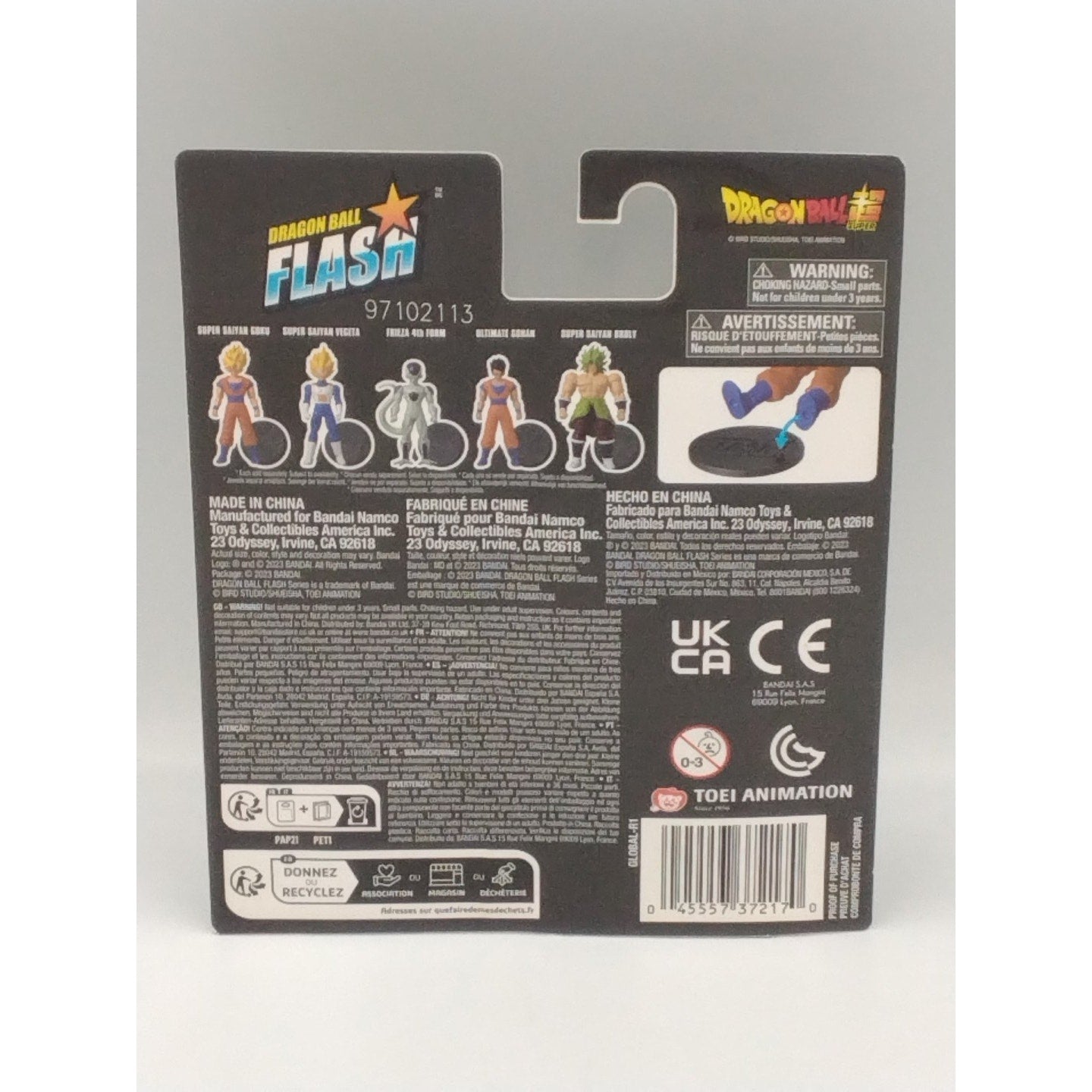 2023 Super Saiyan Broly Flash series Action Figure Sealed Dragon Ball Z Bandai