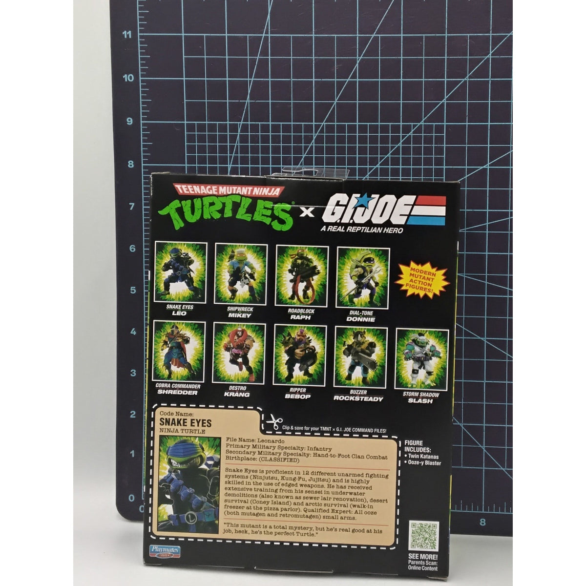 2026 SNAKE EYES X LEO Teenage Mutant Ninja Turtles x G.I Joe Action Figure