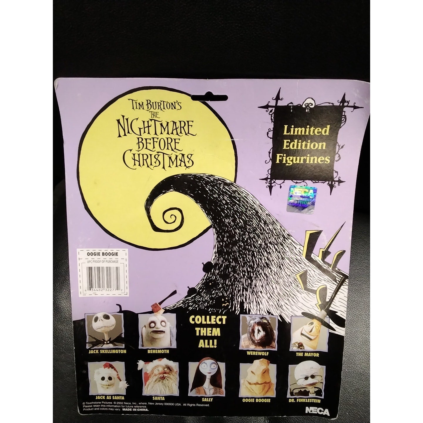 2002 Tim Burton Nightmare Before Christmas- Oogie Boogie