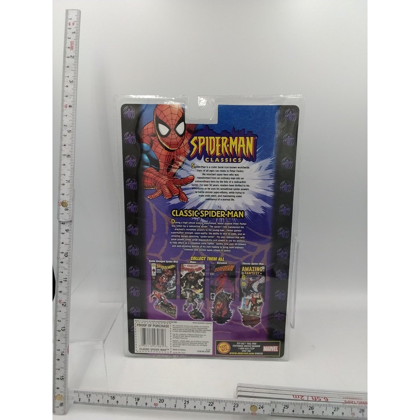 2001 Spider-Man Action Figure Sealed Marvel Toybiz Vintage Action Figure Sealed