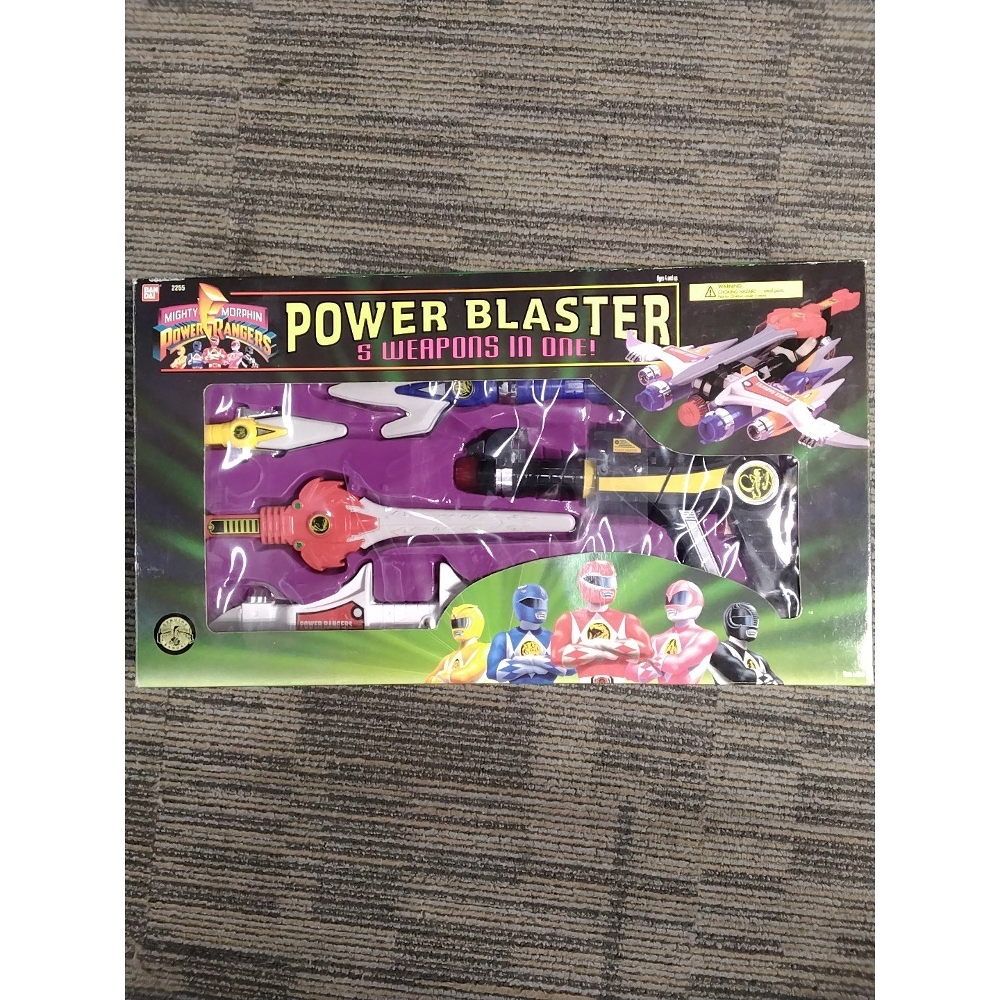 1995 Bandai Power Rangers Power Blaster 5 Weapons In One