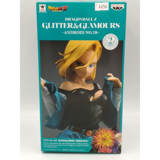 2018 Android 18 Glitter & Glamours Action Figure Sealed Dragon Ball Z Banpresto