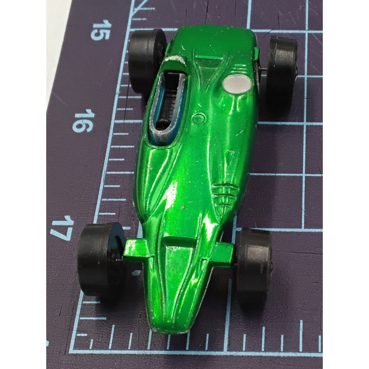 1969 Shelby Turbine Green Redline w/Black Int Collectible Loose Hot Wheels