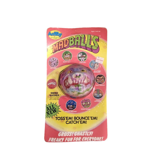 AmToy Madballs Series 2 Swine Sucker 1986 Factory Sealed
