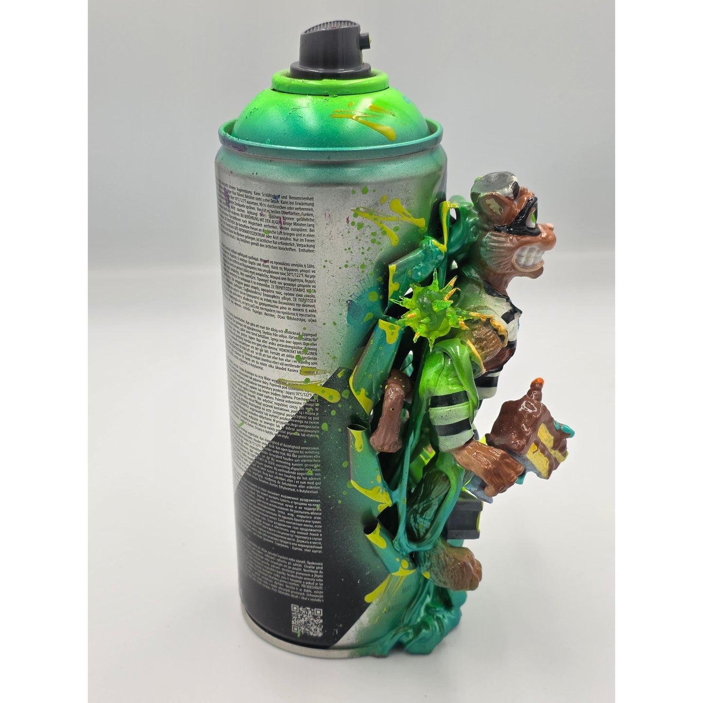 Scratch The Cat KO Rare Rattler One of Kind Customized TMNT