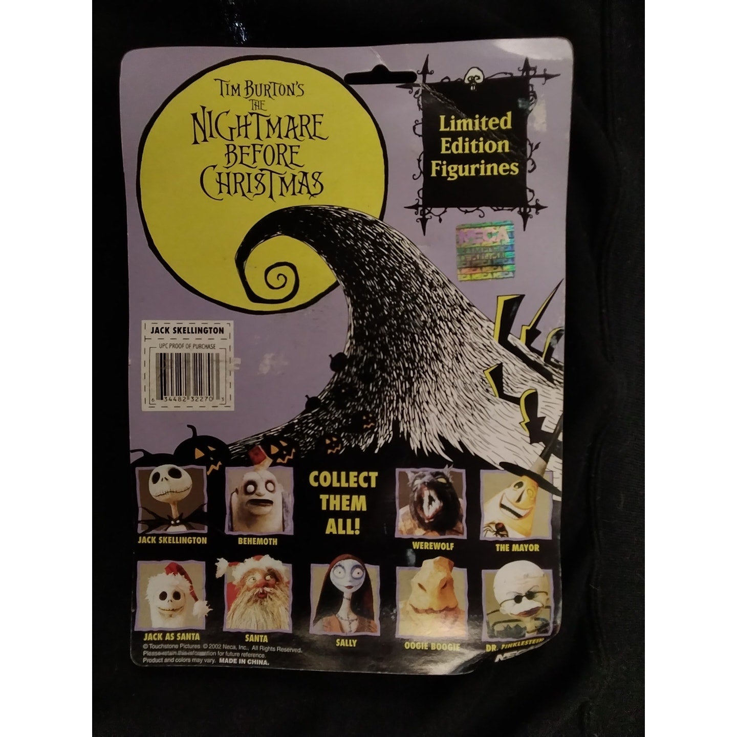 2002 Tim Burton Nightmare Before Christmas- Jack Skellington