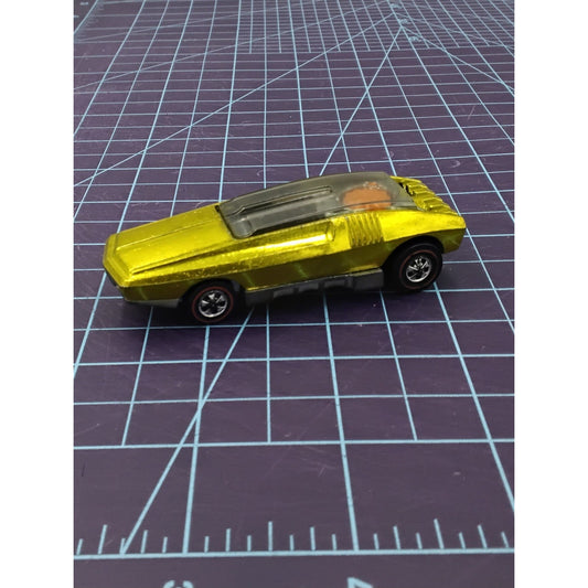 1969 YELLOW WHIP CREAMER REDLINE Collectible Loose Hot Wheels Mattel Vintage