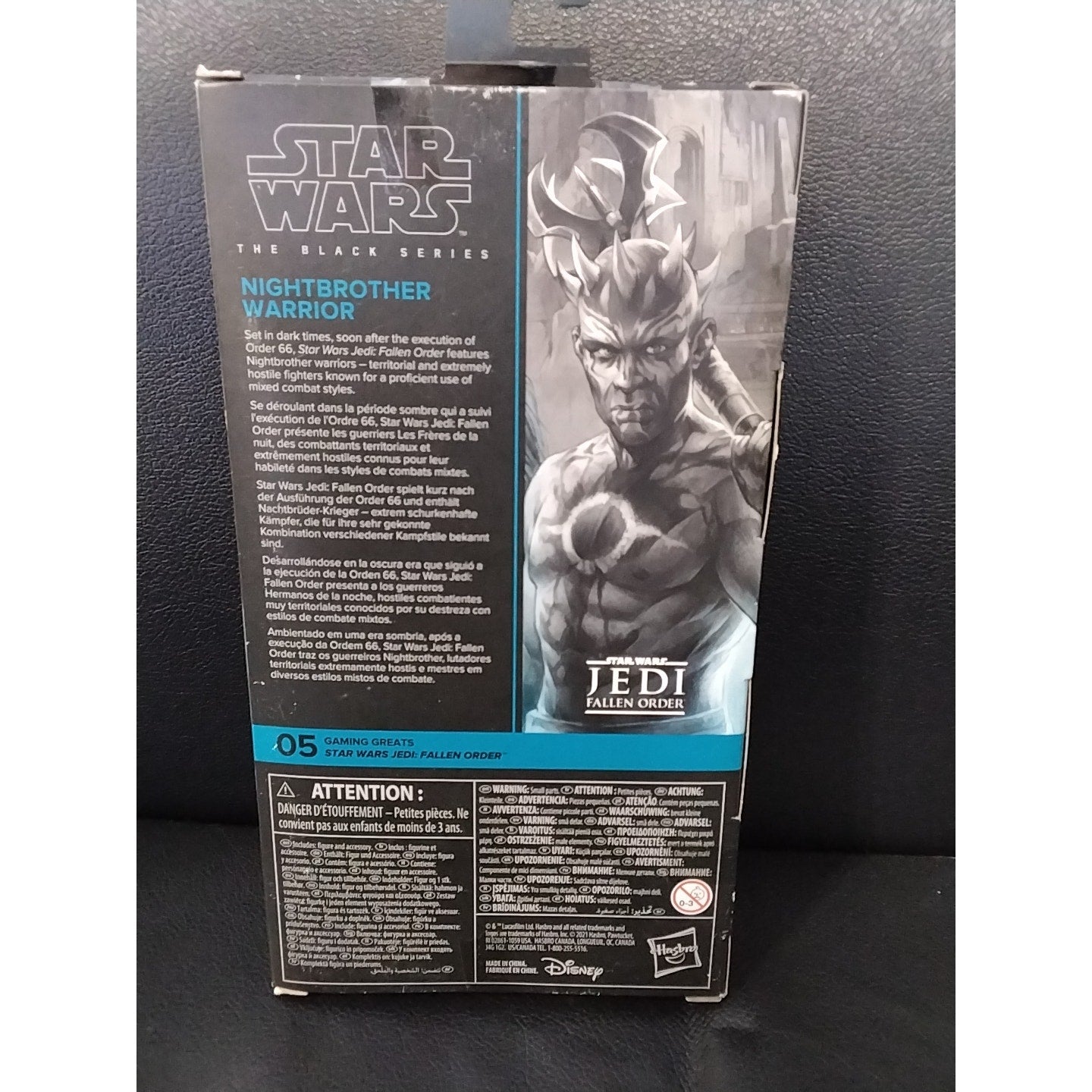 2021 Star Wars The Black Series Jedi- Fallen Order NightBrother Warrior