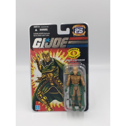 Serpentor Gi Joe 25th anniversary on card