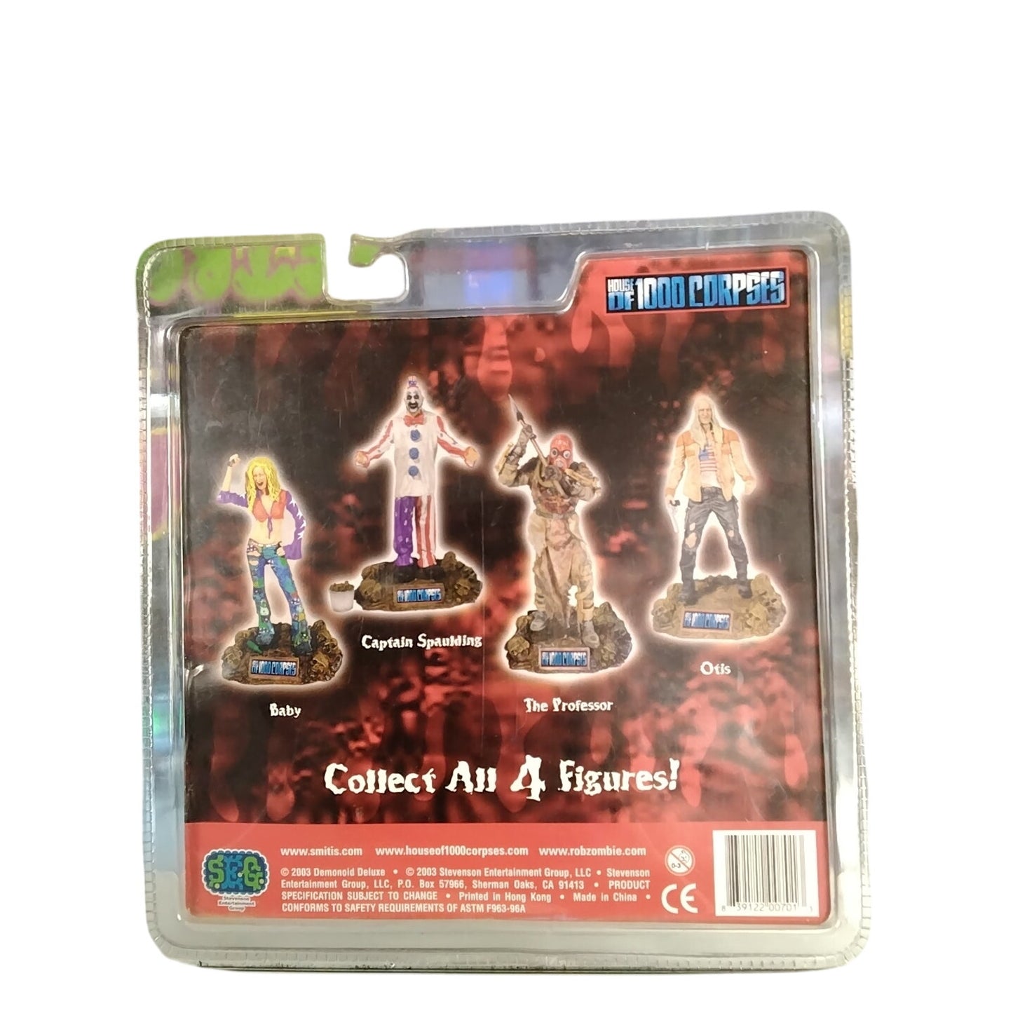 Rob Zombie House of 1000 Corpses The Professor SEG Action Figure