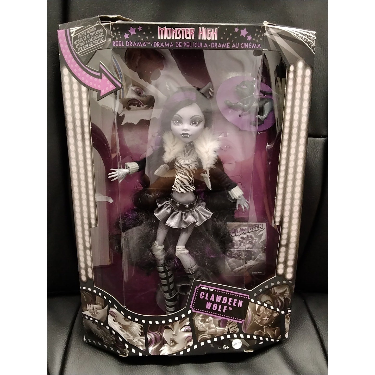 2022 Clawdeen Wolf Monster High Real Drama New in Box Mattel