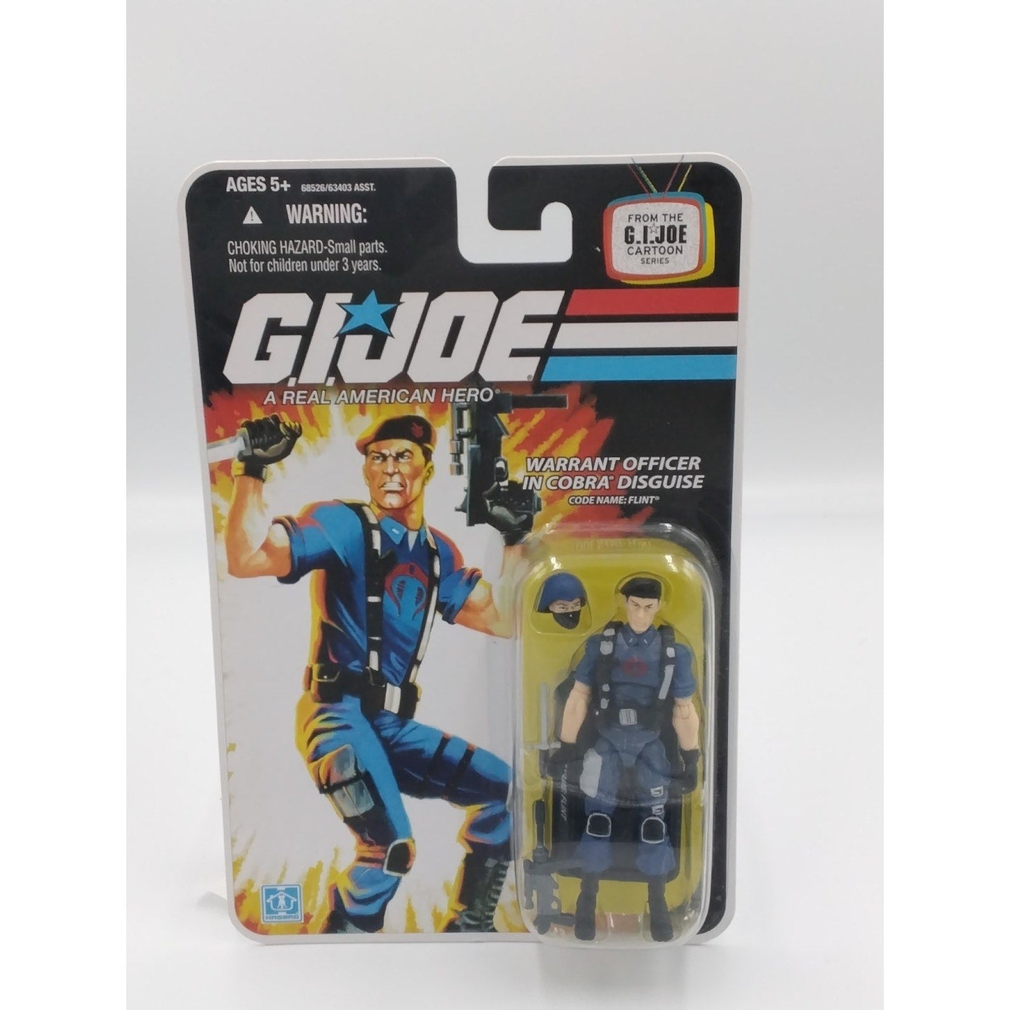 Flint in disguise heavy gunner Gi Joe 25th anniversary on card