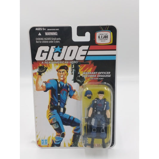 Flint in disguise heavy gunner Gi Joe 25th anniversary on card