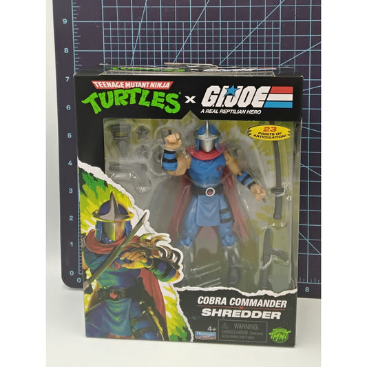 2026 COBRA COMMANDER X SHREDDER Teenage Mutant Ninja Turtles x G.I Joe
