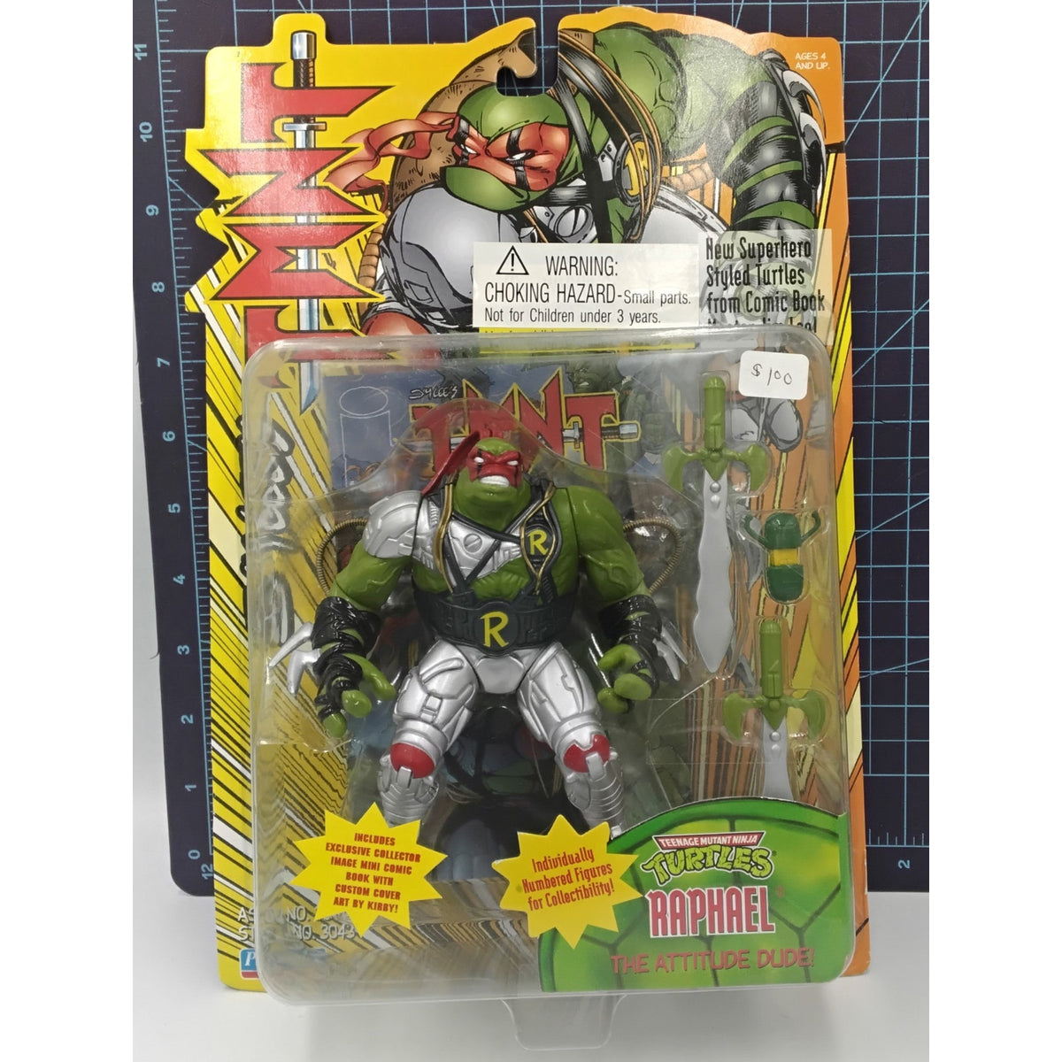 1995 Jim Lees Raphael Teenage Mutant Ninja Turtles Action Figure NEW Playmates