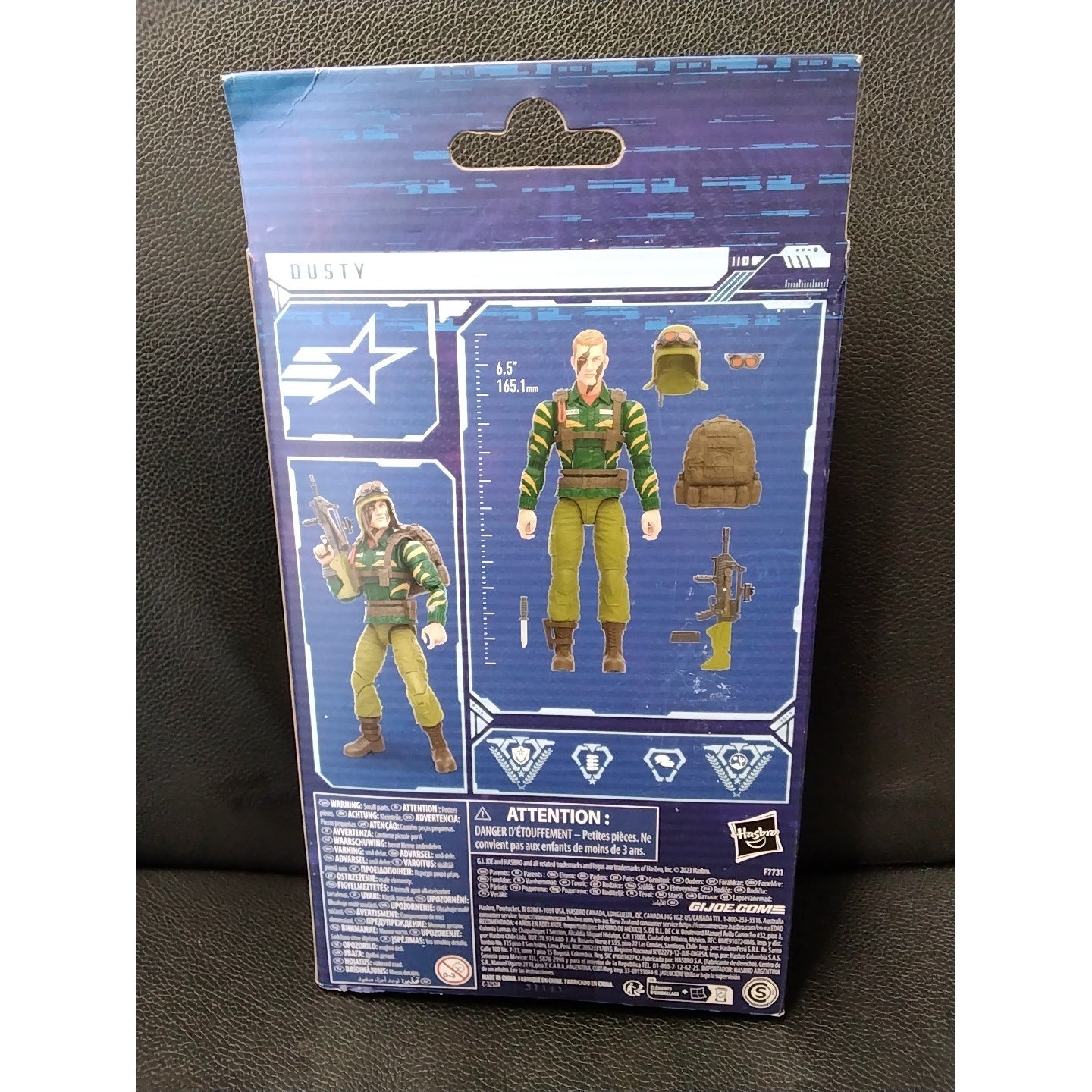 2020  Dusty Tiger Force Gi Joe classified action figure in box