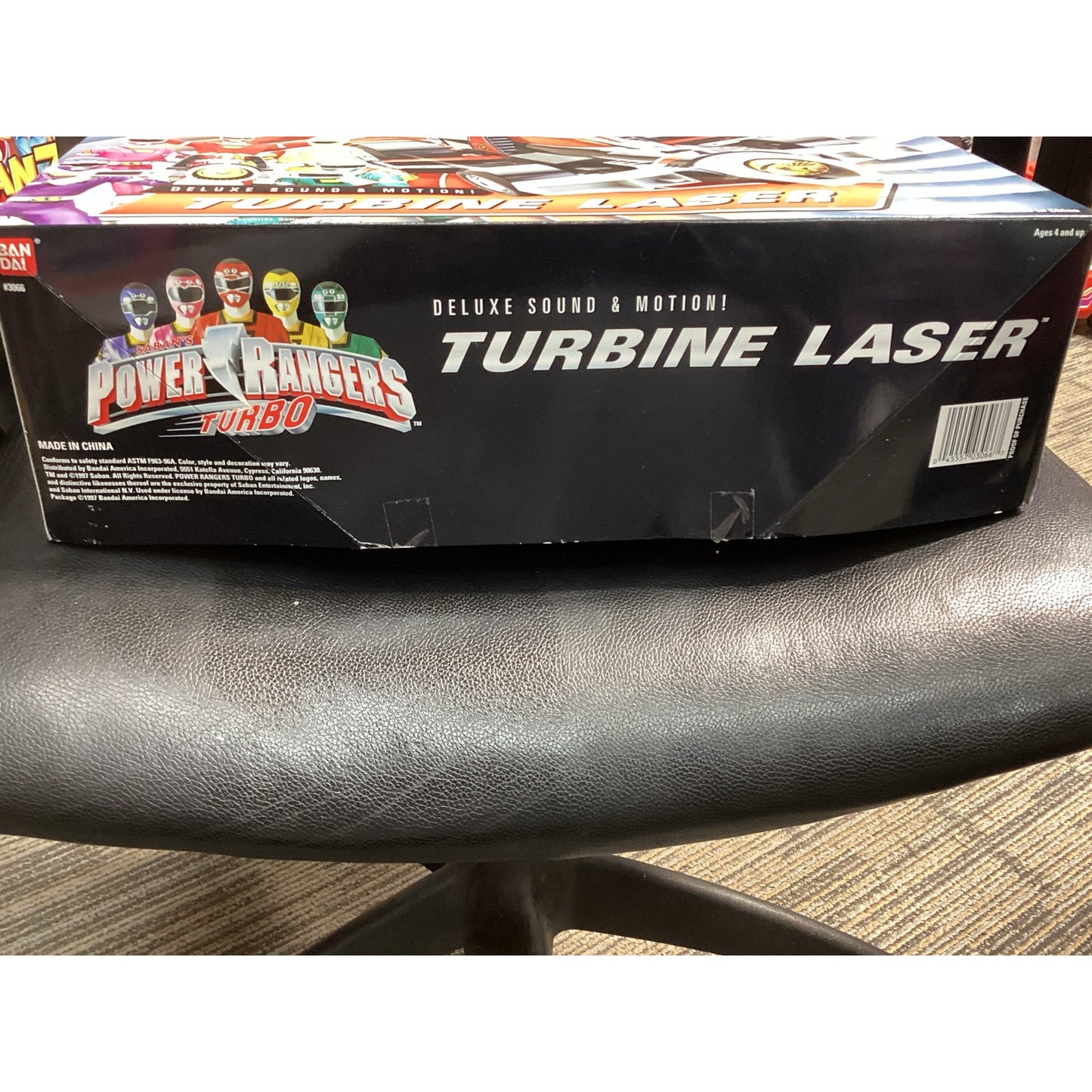 1997 Turbine Laser Power Rangers Turbo in Box
