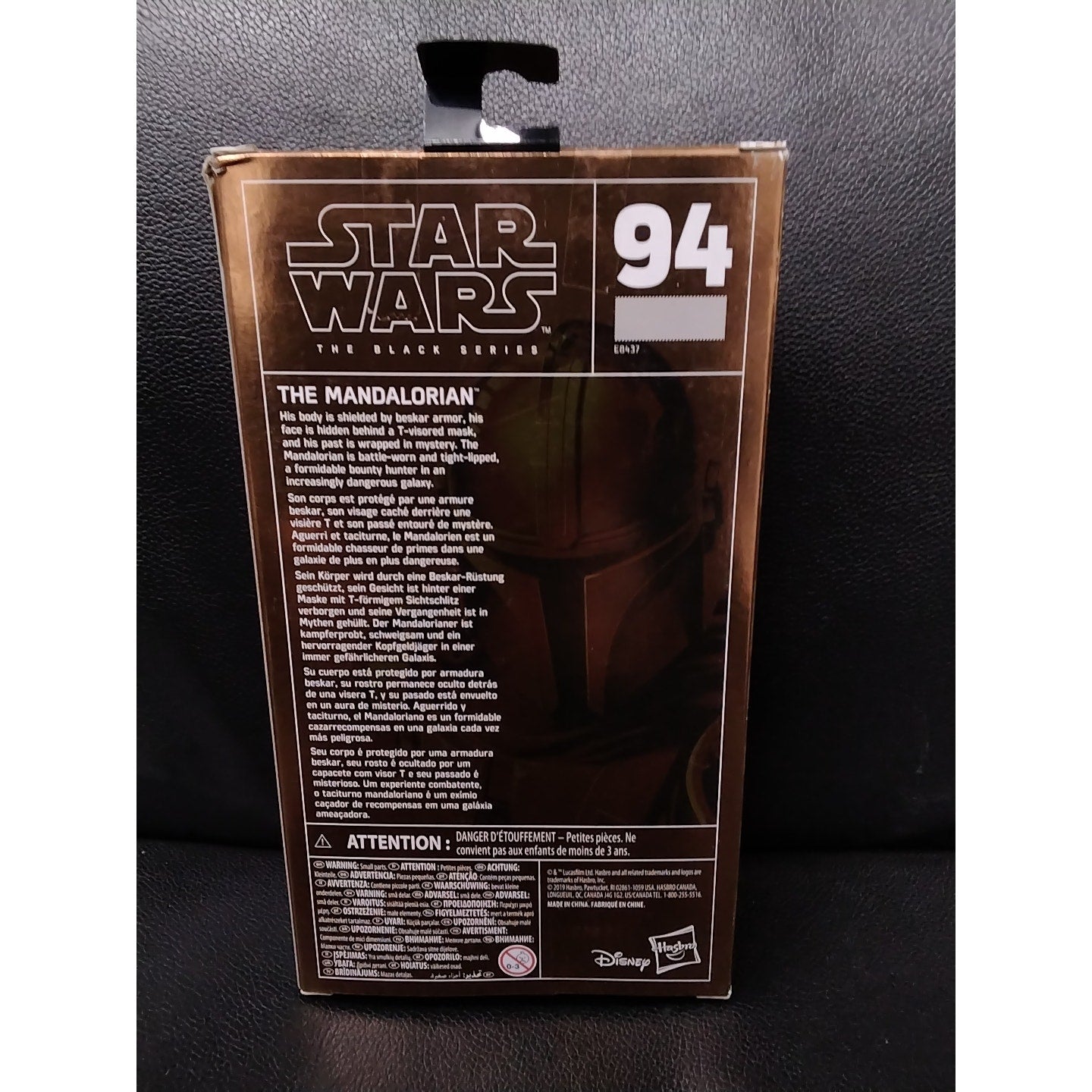 2019 Star Wars The Black Series- Carbonized Graphite- The Mandalorian