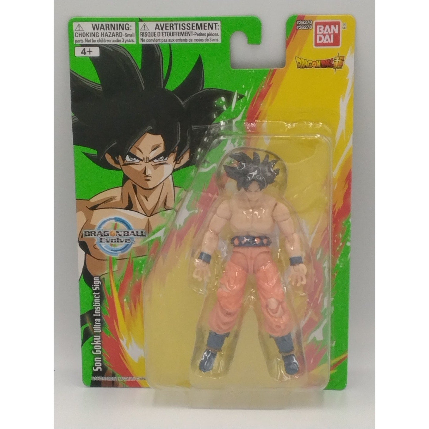 2022 Ultra Instinct Sign Goku Super Evolve Action Figure Sealed Dragon Ball Z