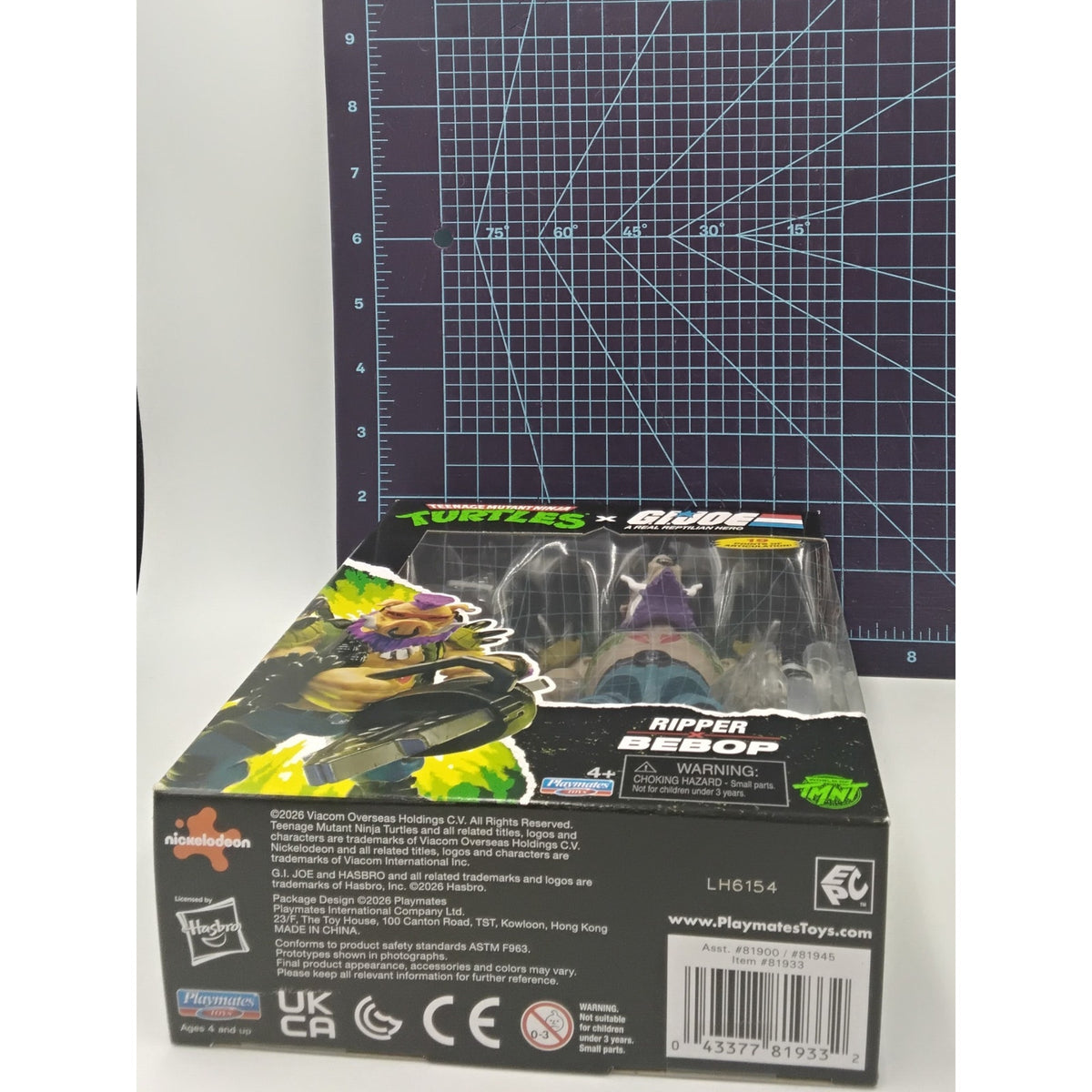 2026 RIPPER X BEBOP Teenage Mutant Ninja Turtles x G.I Joe Action Figure Sealed