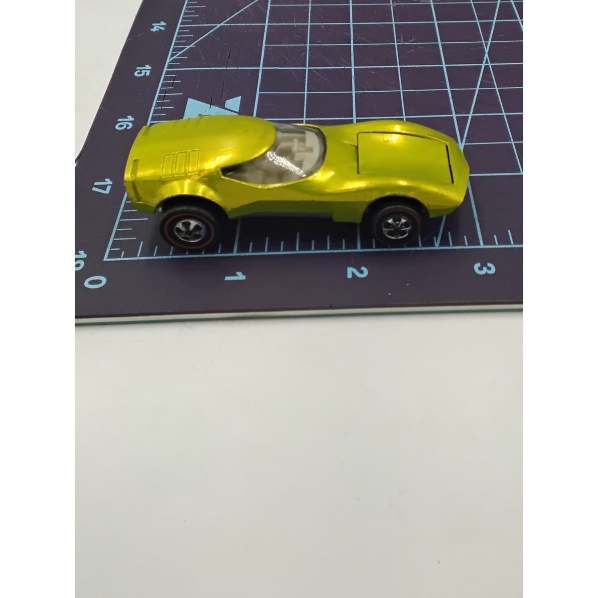 1968 TORERO Lime Green w white interior Redline Collectible Loose Hot Wheels