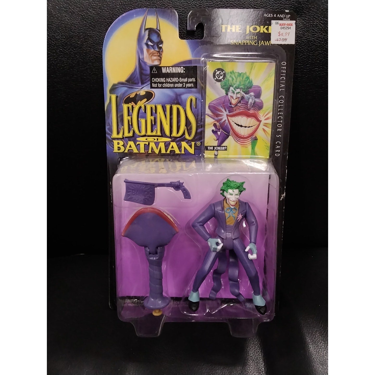 1994 Kenner Legends Of Batman The Joker with Snapping Jaw