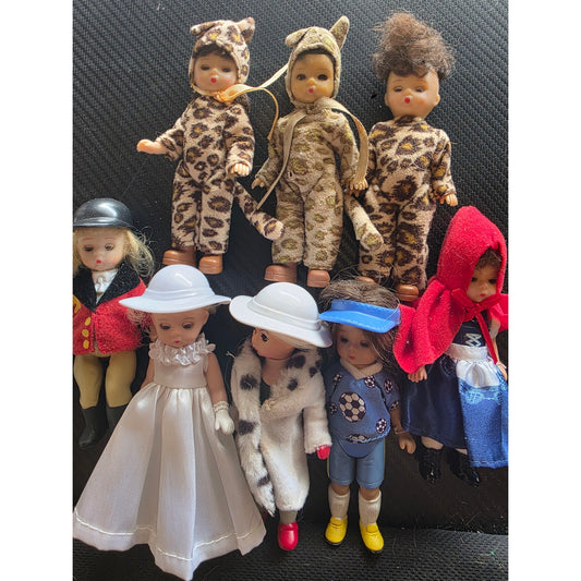 Lot of 8 Dolls Madame Alexander Bergdorf Vintage