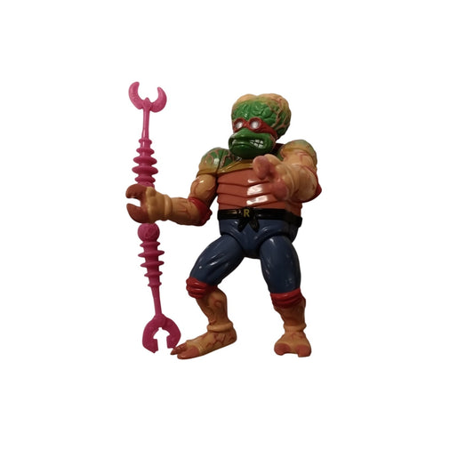 The Mutant Raphael TMNT Universal Studios Monsters 1994 Playmates W/ Staff Weapon