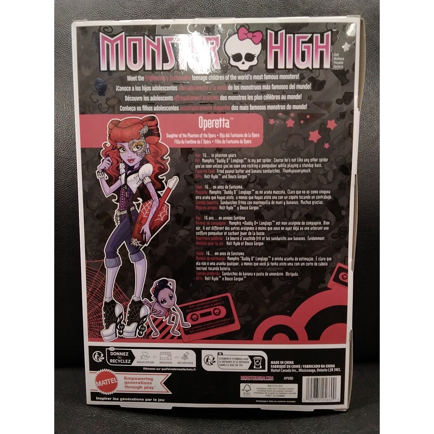2024 Monster High Creeproduction Operetta(