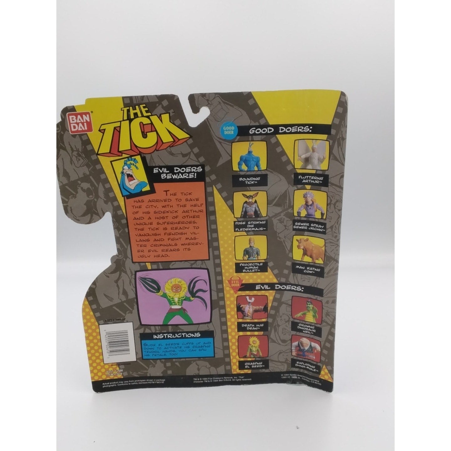 1994 Elseed the tick on card