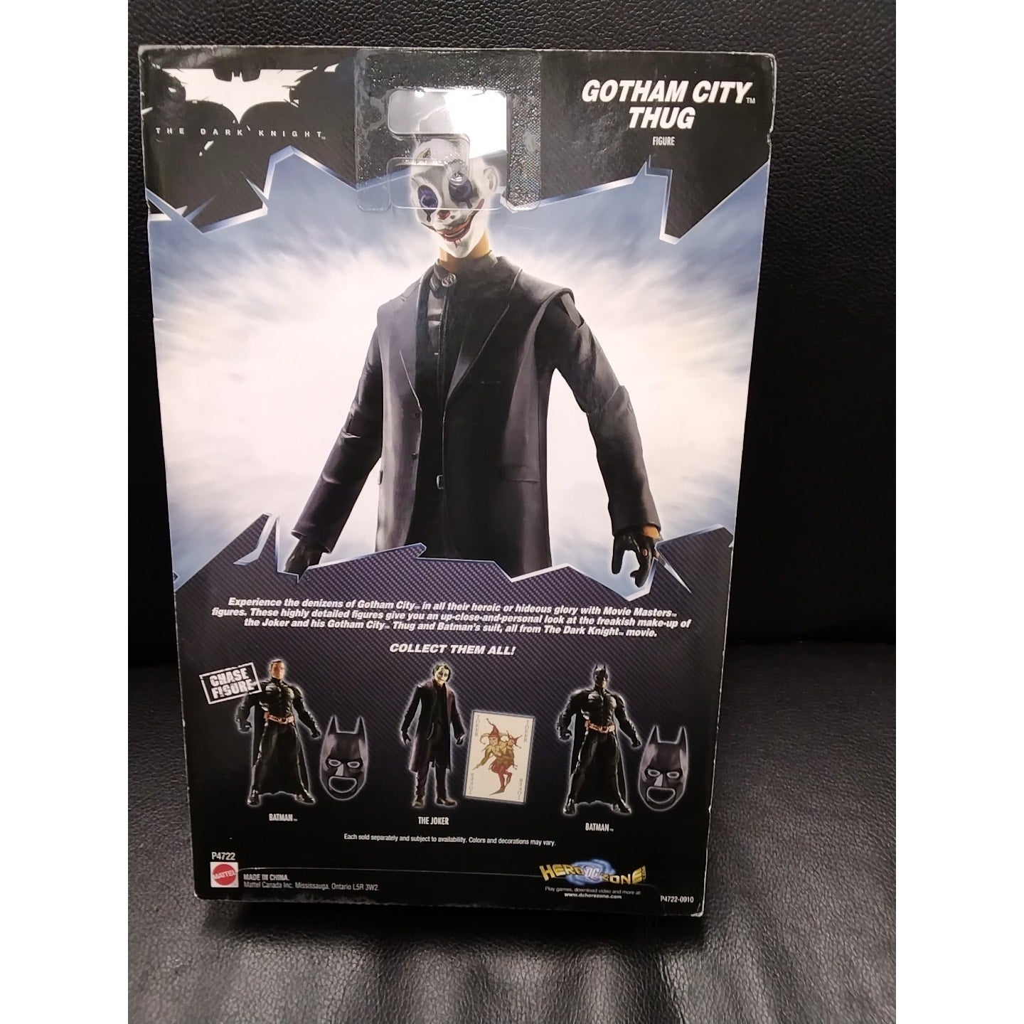Gotham City Thug, Batman the Dark Knight Figure Blue Eyes Silver Hair in box