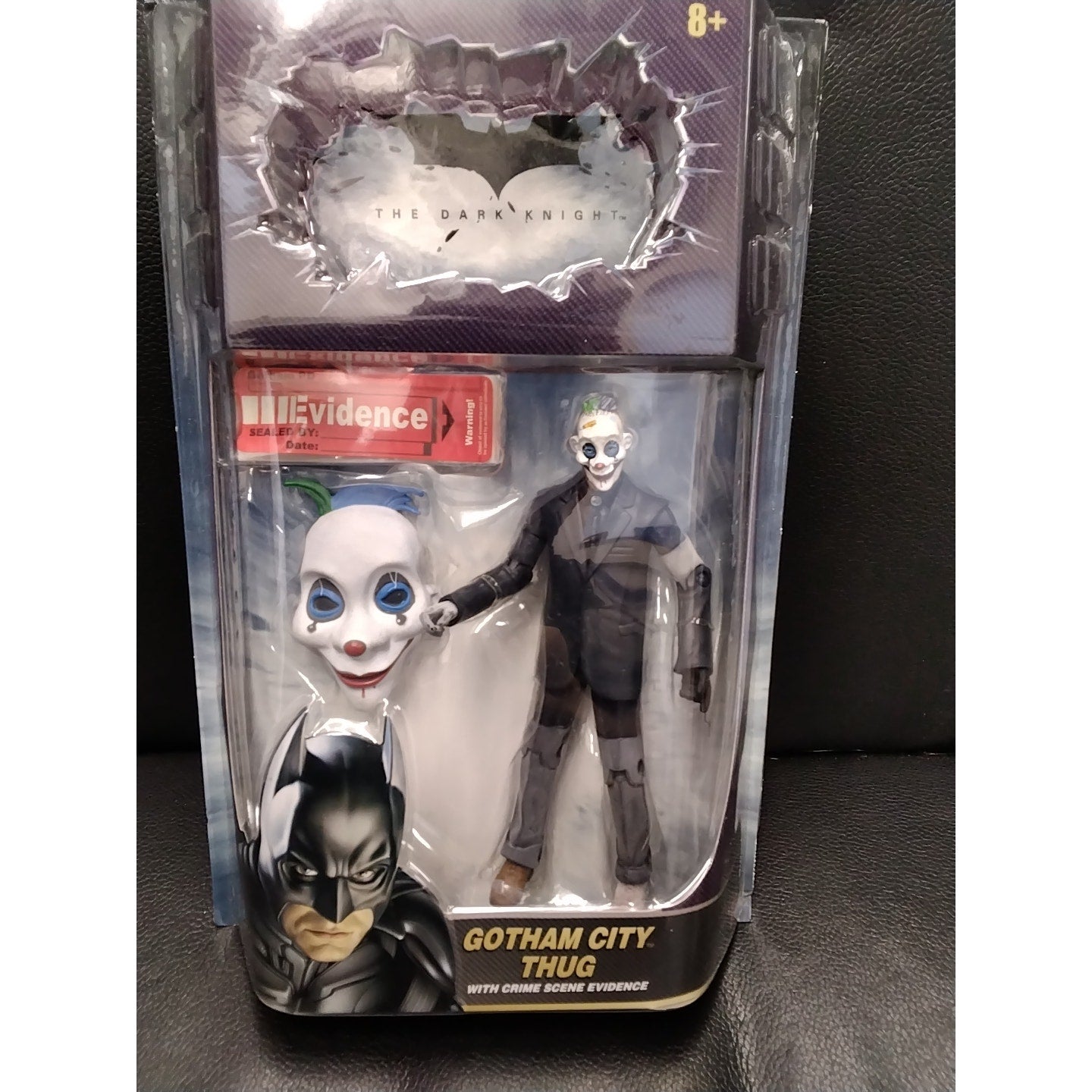 Gotham Thug Batman the dark knight Figure Blue Hair, Blue Eyes, Red Mouth in box