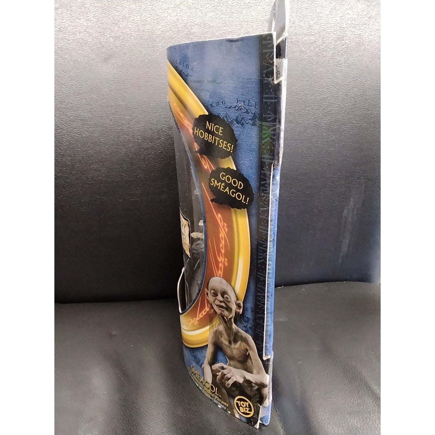 2003 Smeagol with Authentic Movie Phrases Lord of the Rings Action Figure  in box