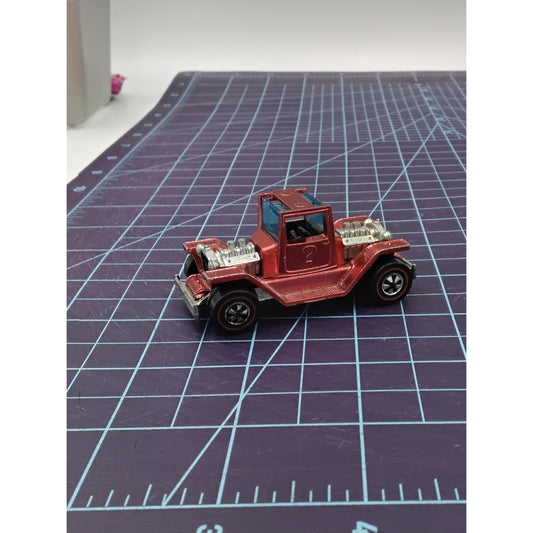 1970 T-4-2 - Red, Blue Glass, Black Interior, No Roof Redline Collectible Loose