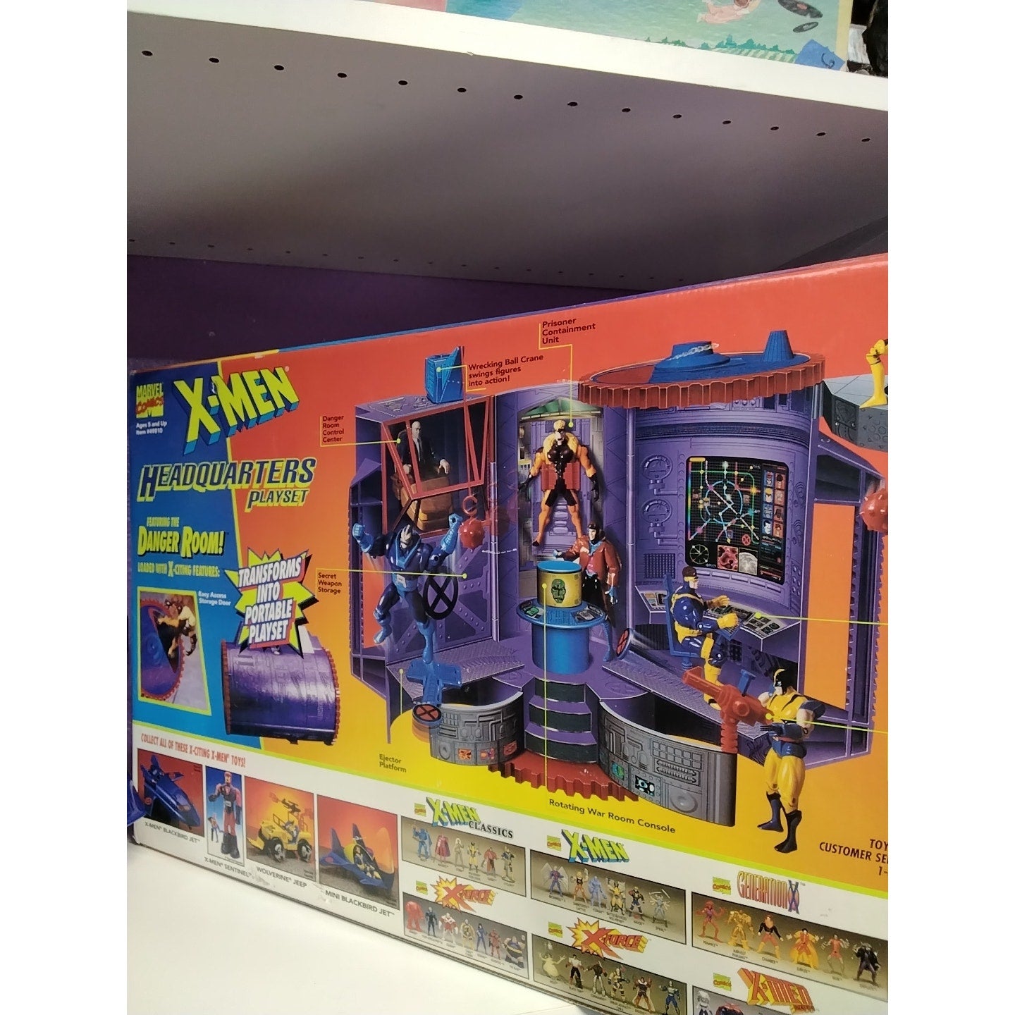 1994 X-men HQ Playset