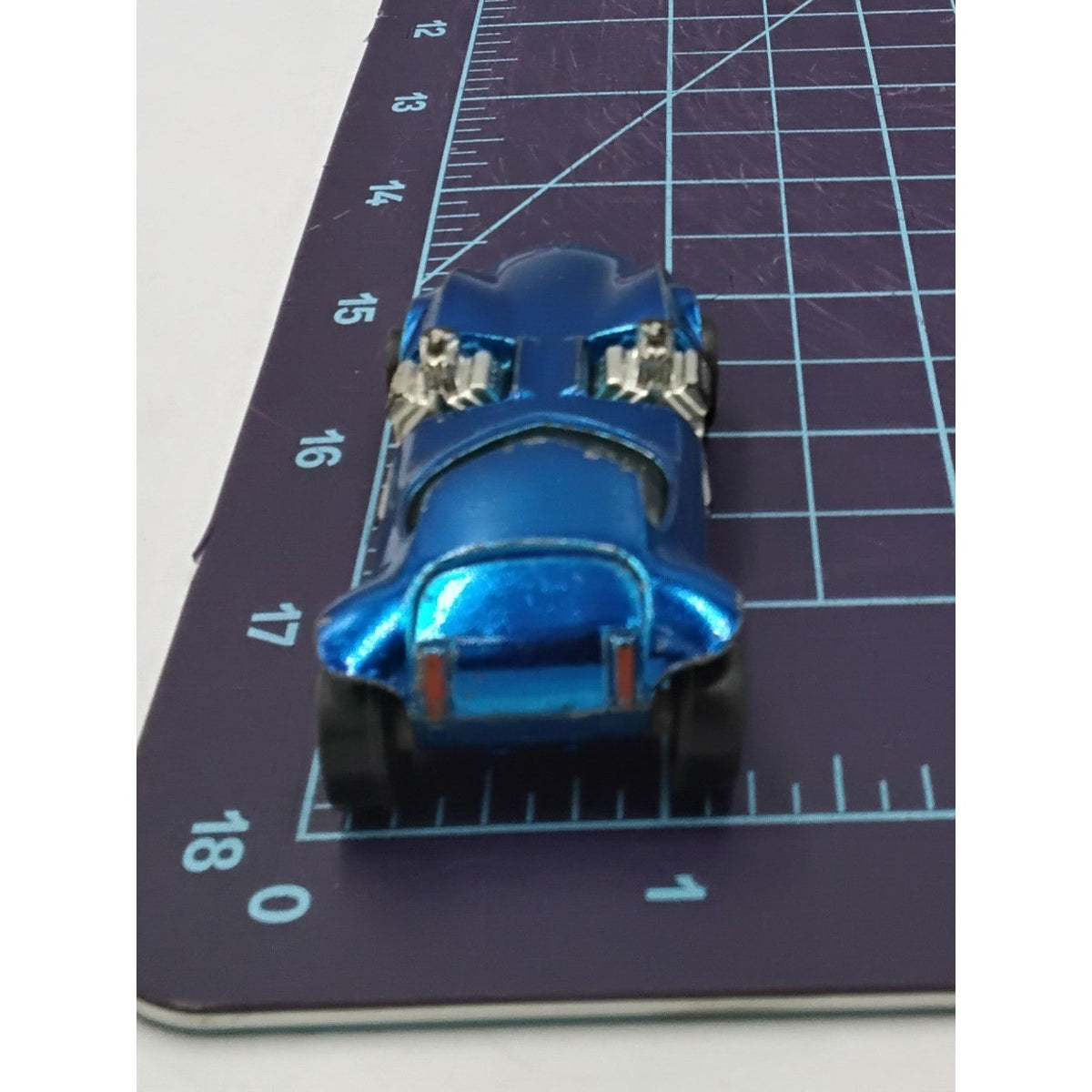 1968 TWINMILL AQUA with WHITE Interior. REDLINE Collectible Loose Hot Wheels