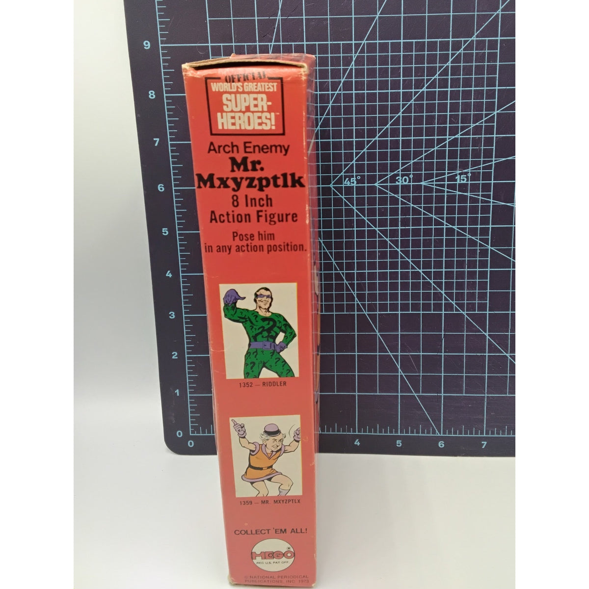 1973 Mego MR MXYZPTLK Worlds Greatest Superheroes 8" in it's original box!