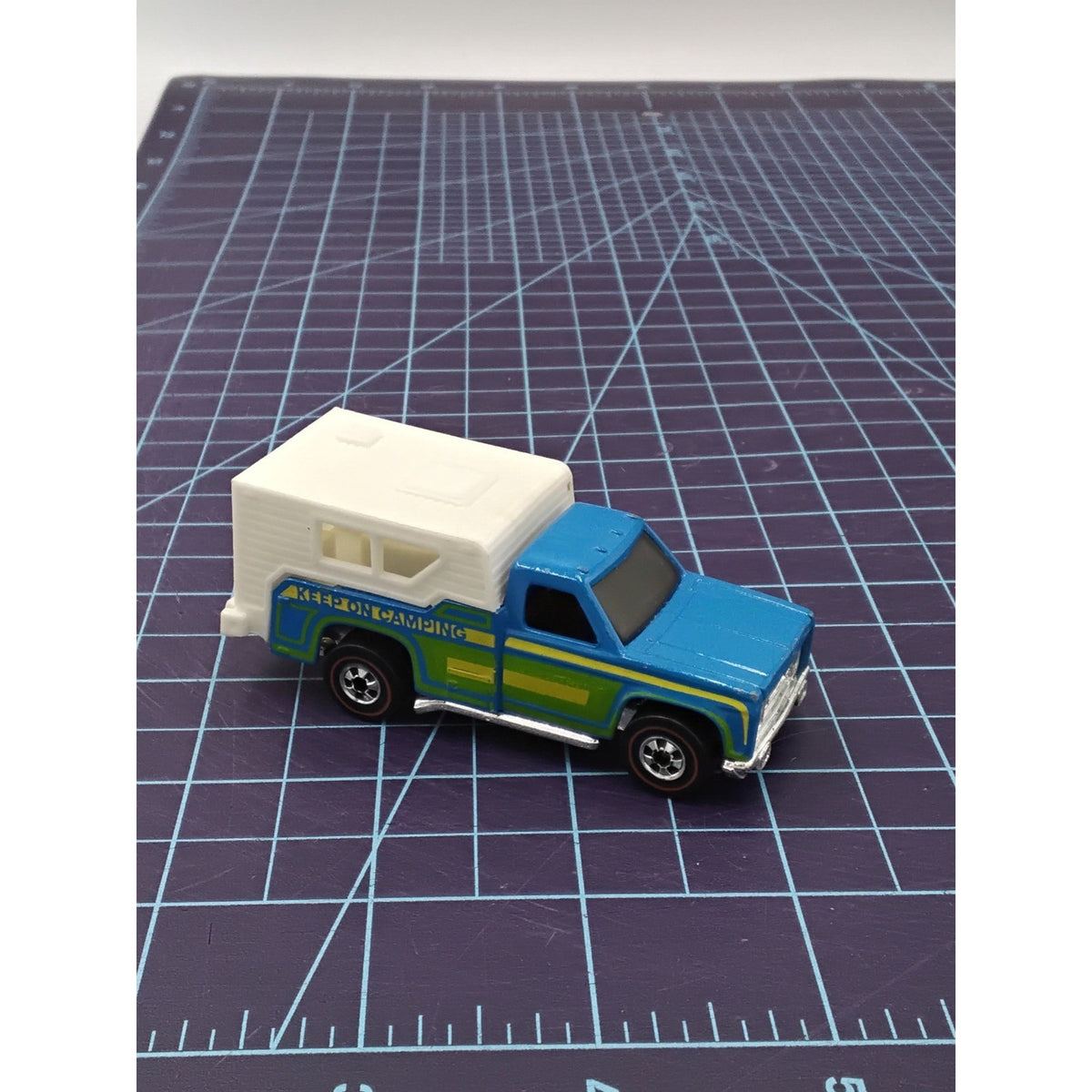 1974 BACKWOODS BOMB Blue Redline Collectible Loose Hot Wheels Mattel Vintage