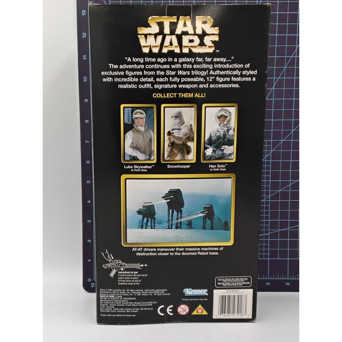 1997 AT-AT Driver 12 inch figure Action Figure Sealed Star Wars Kenner Vintage
